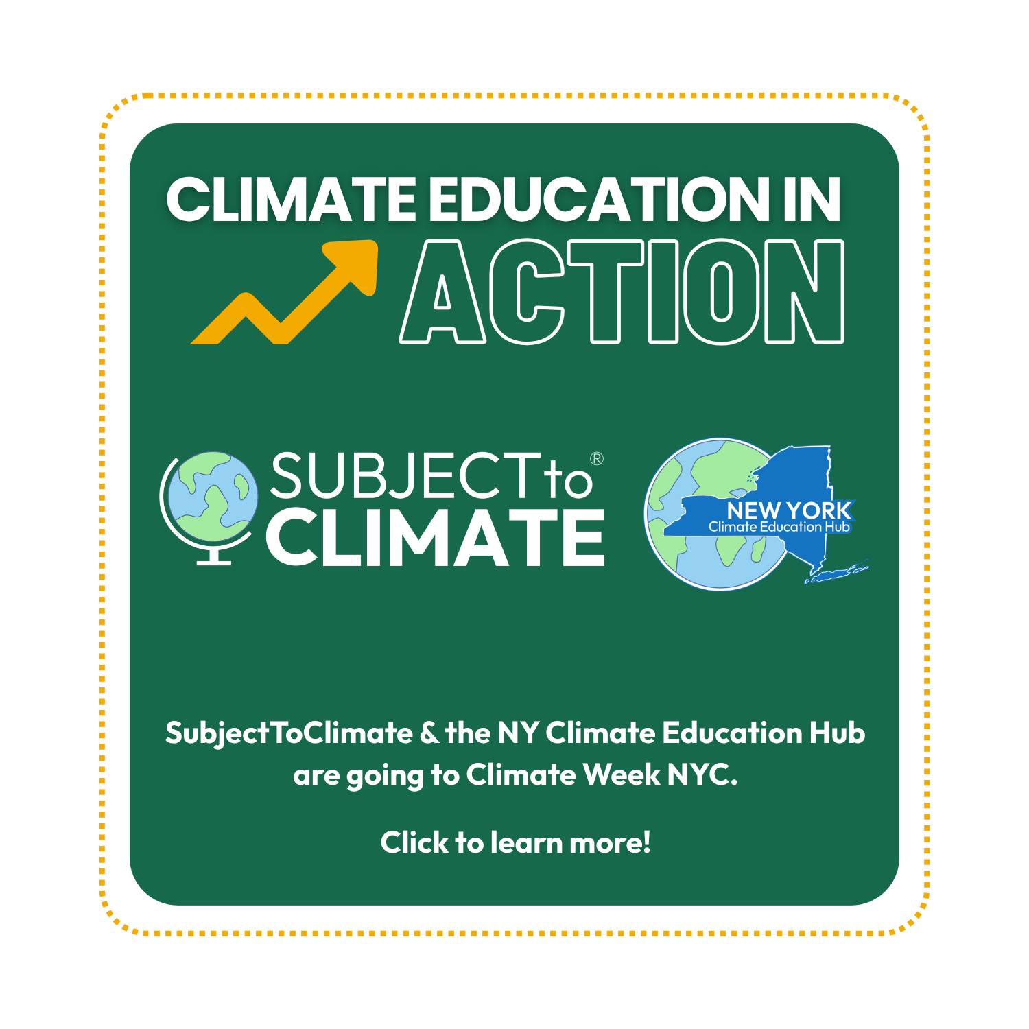 NYC Climate Week: Climate Education in Action