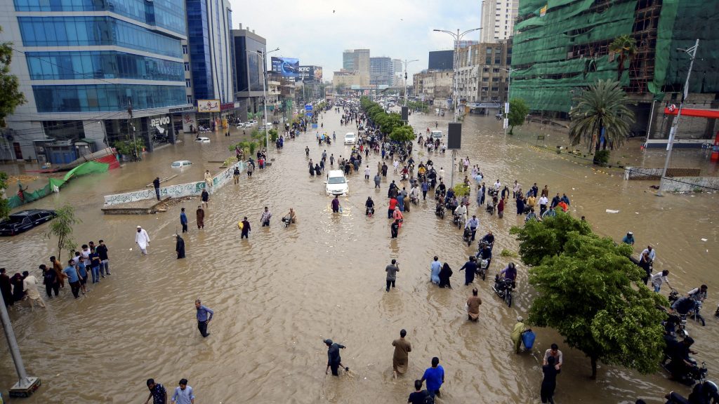 flooded streets